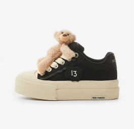13DE MARZO “Bear Platform Sneakers Black” FR24Q1320