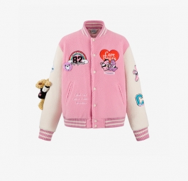 13De Marzo Care Bears Baseball Fleece “Candy Pink” FR23D0691