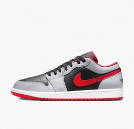 Nike Air Jordan 1 Low “Cement Fire Red” 553558-060