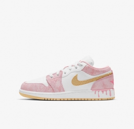 Nike Air Jordan 1 Low GS “Strawberry Ice Cream” CW7104-601