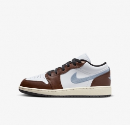 Nike Air Jordan 1 Retro Low GS “Brown Blue Grey” FQ8156-142