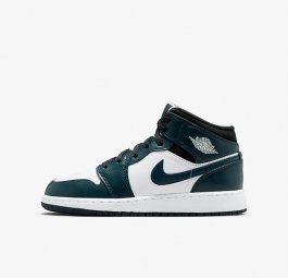 Nike Air Jordan 1 Mid Gs “Armory Navy” 554725-411