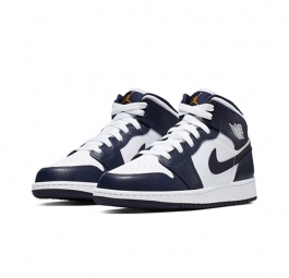 Nike Air Jordan 1 Mid GS “Obsidian” 554725-174