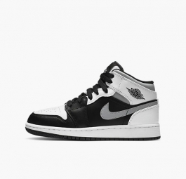 Nike Air Jordan 1 Mid Gs “White Shadow” 554725-073