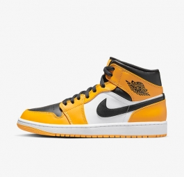 Nike Air Jordan 1 Mid “Reverse Yellow Toe” 554724-701
