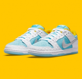 FTC x Dunk Low SB White “Lagoon Pulse”