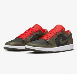 Nike Air Jordan 1 Low SE “Bright Crimson” (w) DQ6076-002