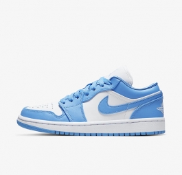 Nike Air Jordan 1 Low White “UNC” (w) AO9944-441