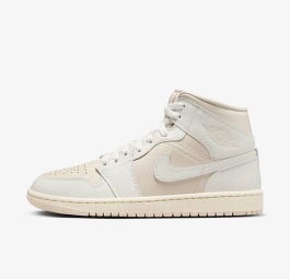 Nike Air Jordan 1 Mid “Muslin” (w) BQ6472-201