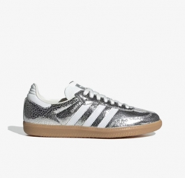 Adidas Samba OG “Silver Metallic Cracked” (w) JR0035